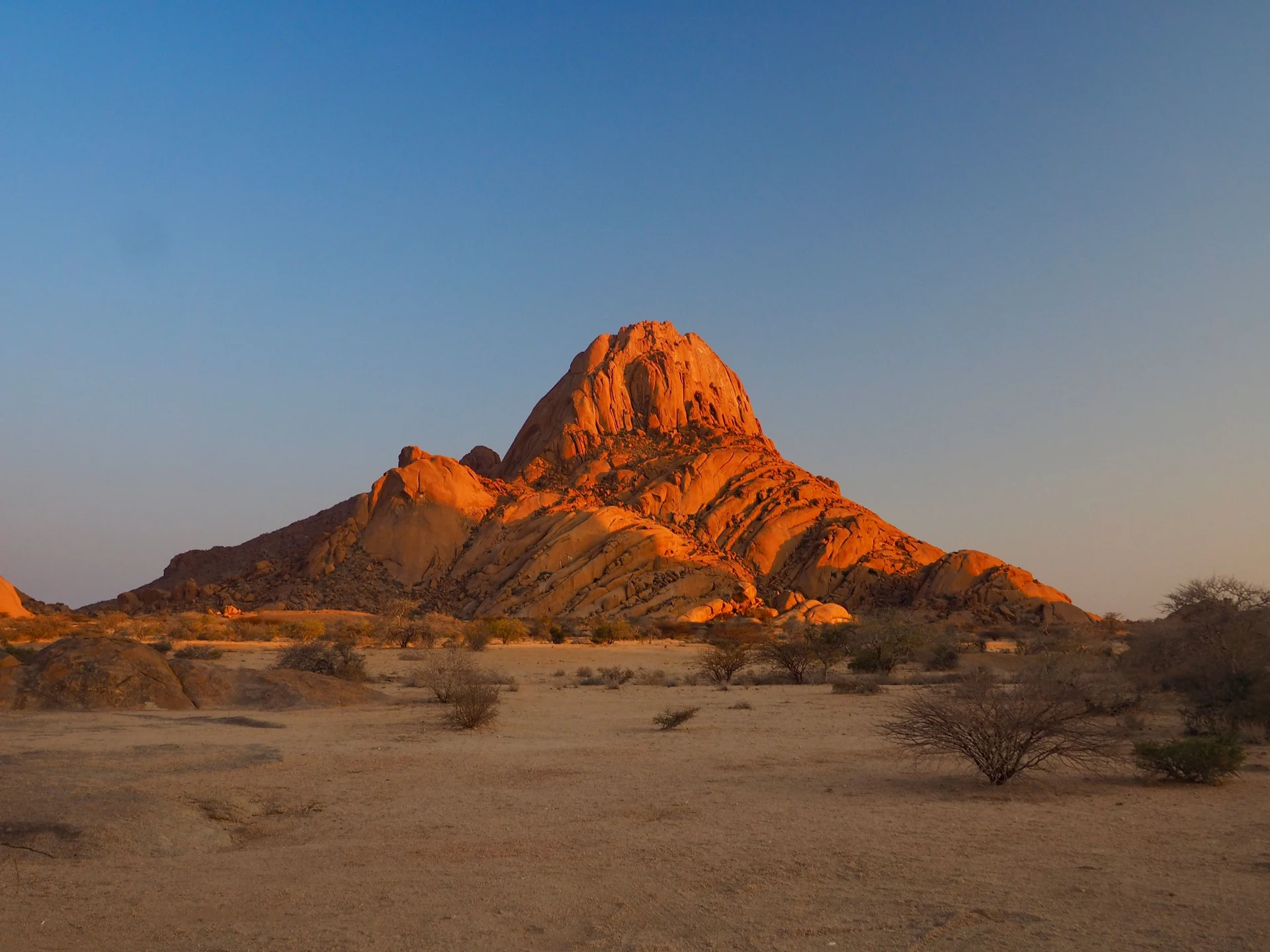 The granite peaks of Spitzkoppe
